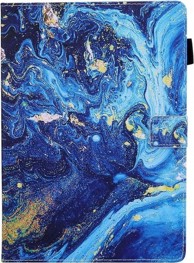 NIKCORP Preklopna futrola za iPad 10.5" (2017) s utorima za kartice i stalkom mekana TPU zaštitna maska, plava